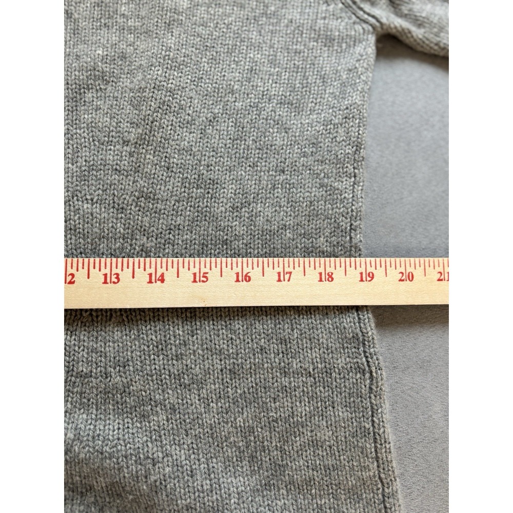 White + Warren Cashmere Rollneck Sweater Sz L Relaxed Quiet Luxury Soft - Picture 5 of 10